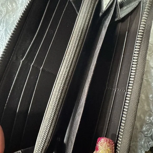 Gucci Black Green Wallet vintage - Picture 12 of 14